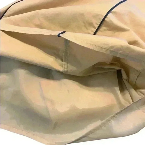 Merona Women's Dress Button Front Pockets Side Zip Lined Khaki Dress Size 2 - Picture 6 of 8